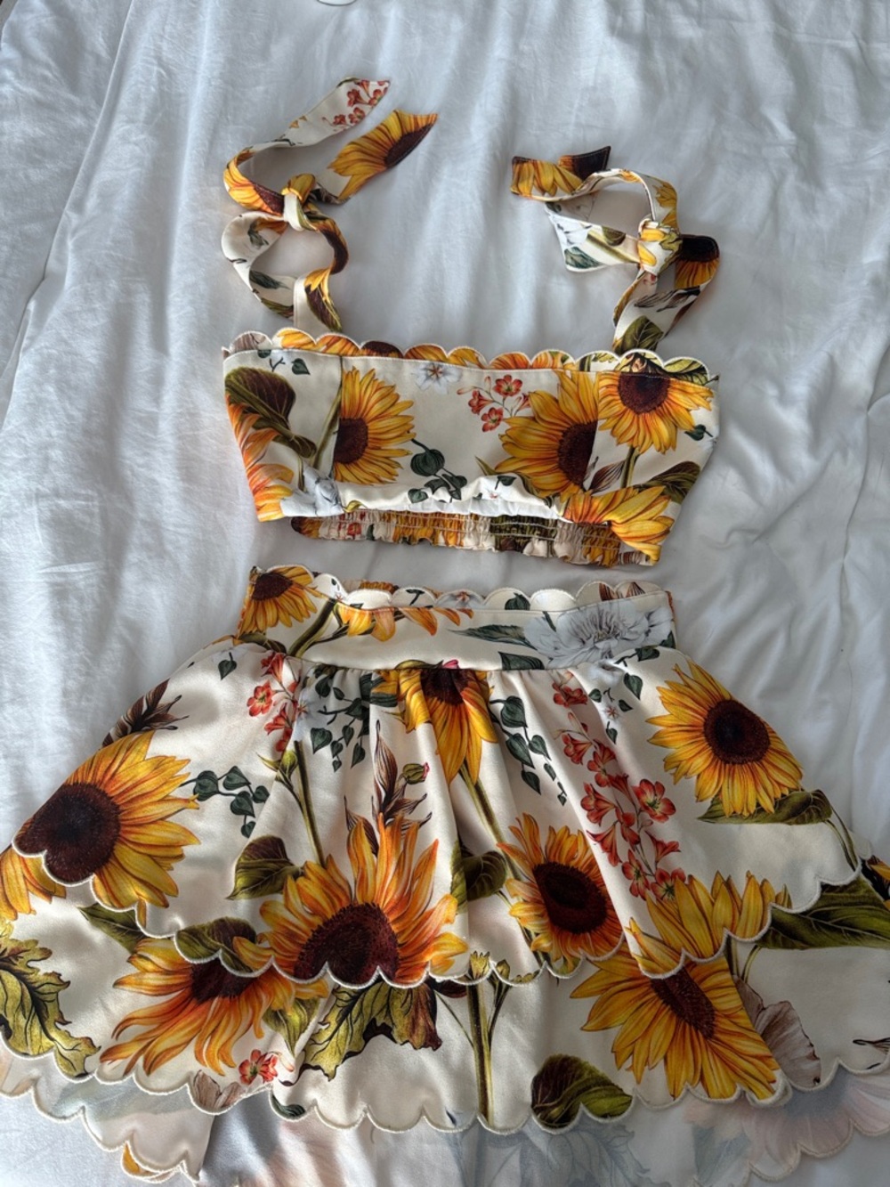 Agua Bendita Sunshower Rhea Top & Cooper Skirt Set